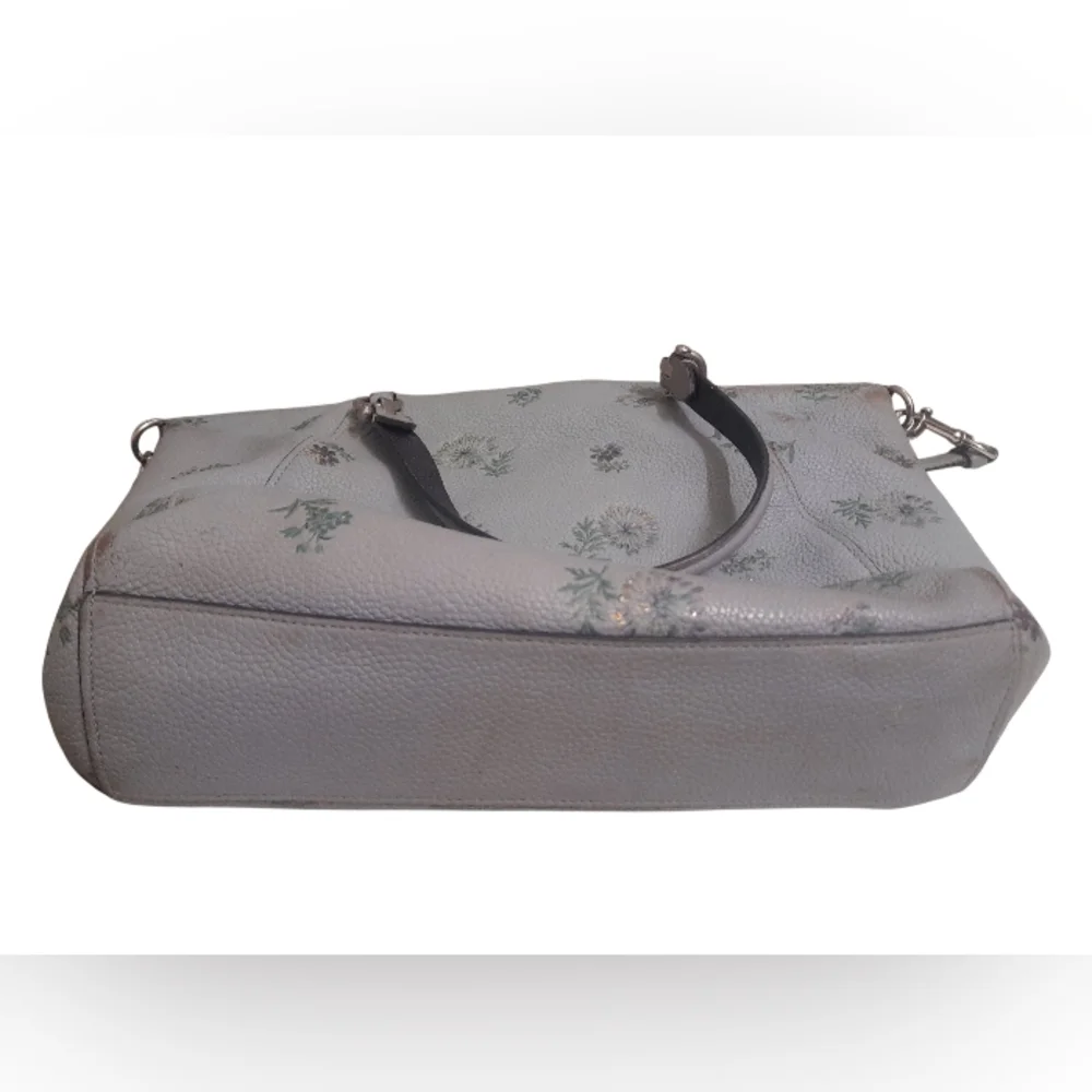 Coach Floral Meadow Print Blue Crossbody Hand Bag Y2K - Picture 3 of 12